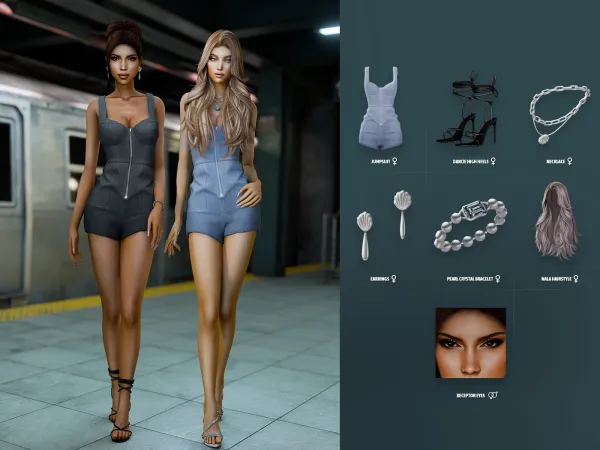 Mix Darcie Set - The Sims 4 Custom Content