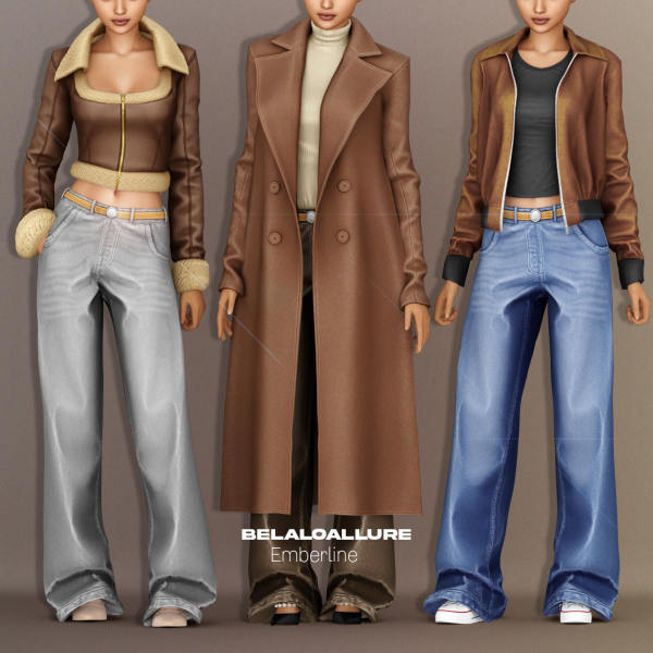 Alpha Belaloallure_Emberline collection by simsfinds - The Sims 4 Custom Content