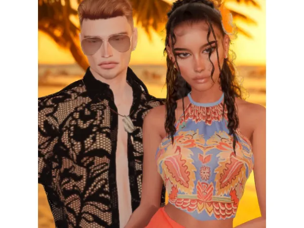 Mix Aiden Kaiya - The Sims 4 Custom Content