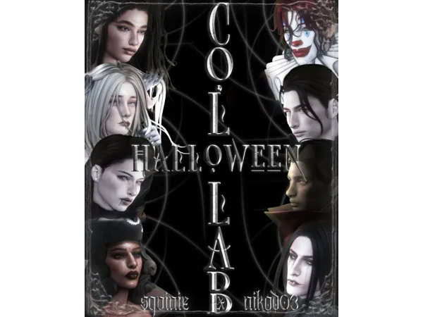 Maxis Match ua4b0nikod03 x sqvinieua4b1 halloween collab - The Sims 4 Custom Content