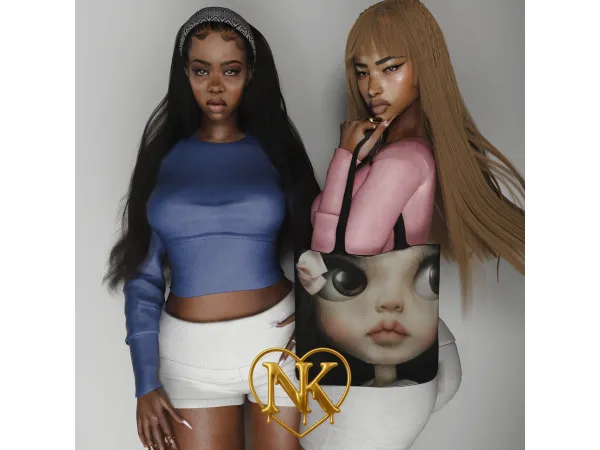Sims 3 Alpha Female Shorts CC: COZY GYM SET by nakiri88