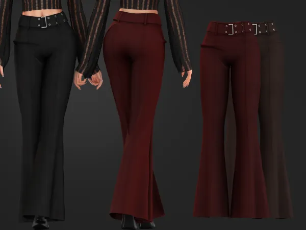 Alpha Cozy Chic Pants - The Sims 4 Custom Content