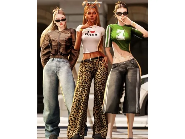Mix Street Ny Collection Valenttina Muniz Custom Content - The Sims 4 Custom Content