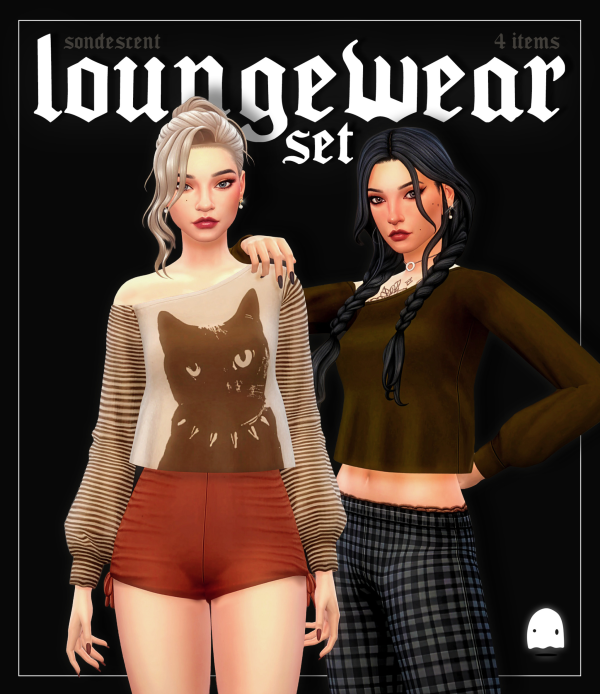 Maxis Match loungewear by simsfinds - The Sims 4 Custom Content