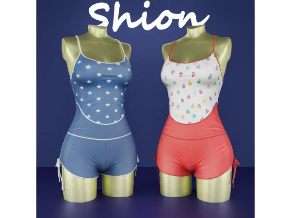 Alpha Shion_Jeyda Outfit - The Sims 4 Custom Content