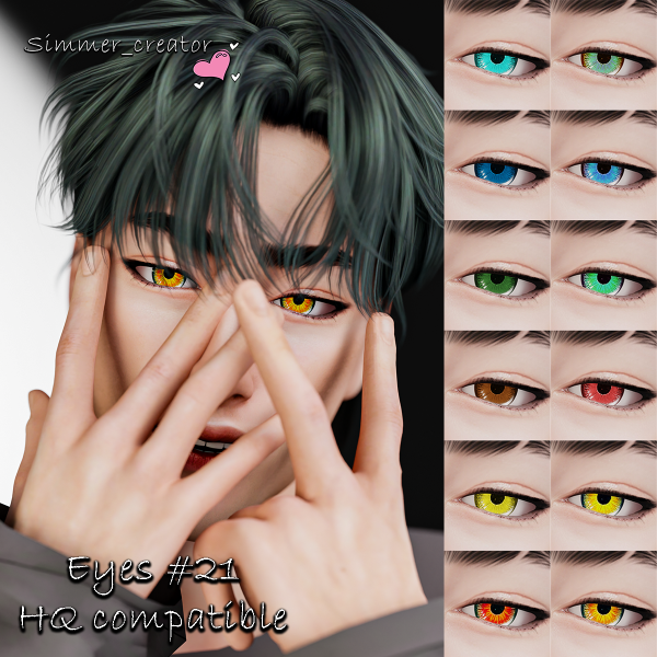 Mix (SC) Eyes 21 by simmer_creator - The Sims 4 Custom Content