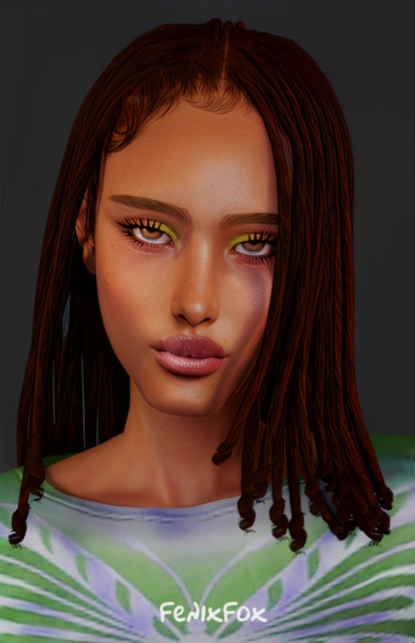 Alpha Josepha Carol by fenixfox - The Sims 4 Custom Content