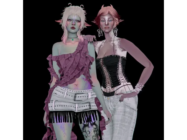 Mix u041au043eu043bu043bu0430u0431u043eu0440u0430u0446u0438u044f by espryana - The Sims 4 Custom Content