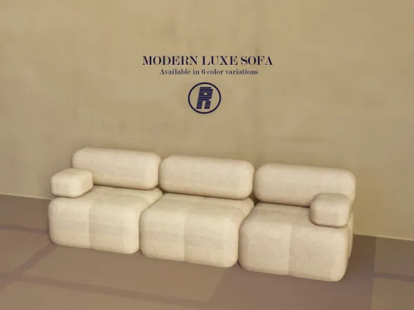 Mix Modern Luxe Sofa by rea247 - The Sims 4 Custom Content