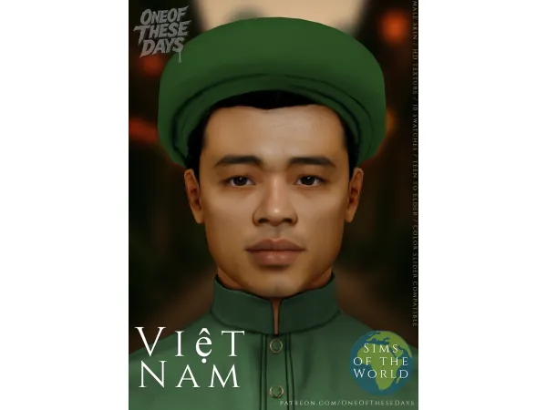 Alpha Sims of the World Viu1ec7t Nam SKIN tray files - The Sims 4 Custom Content