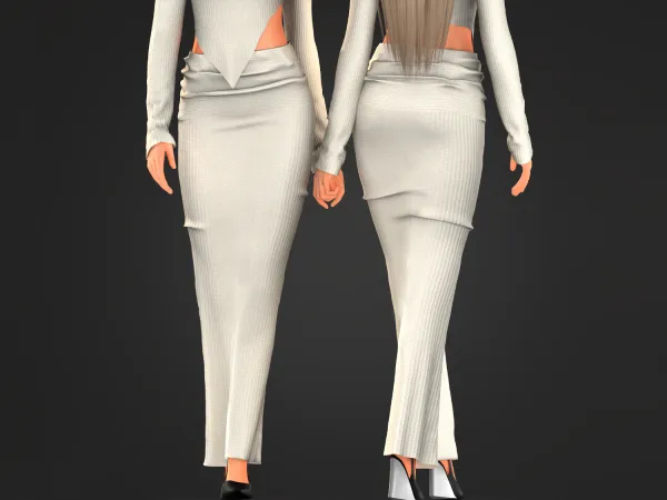 Alpha Cozy Chic 2 Skirt - The Sims 4 Custom Content