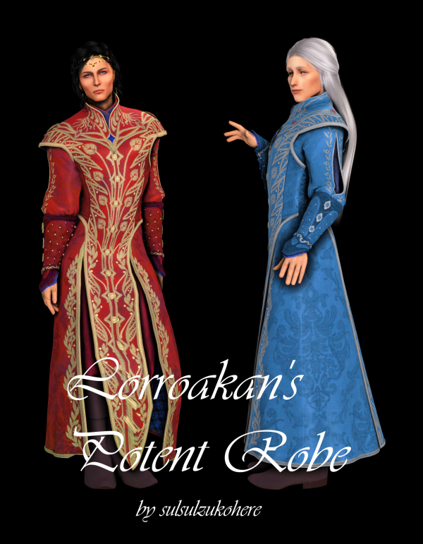 Mix Lorroakan's Potent Robe Download by sulsulzukohere - The Sims 4 Custom Content