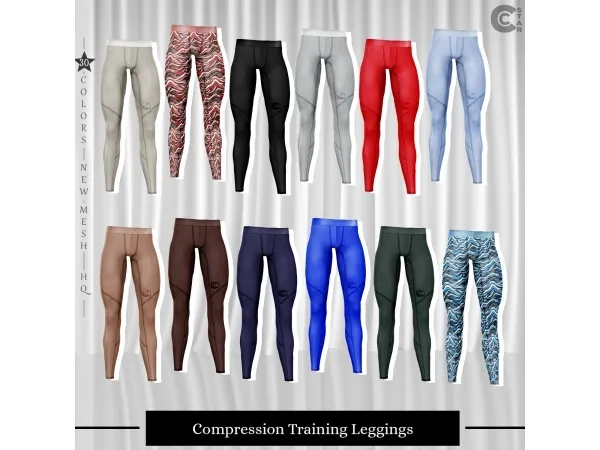 Alpha Male Compression Training Leggings cool_content_star - The Sims 4 Custom Content