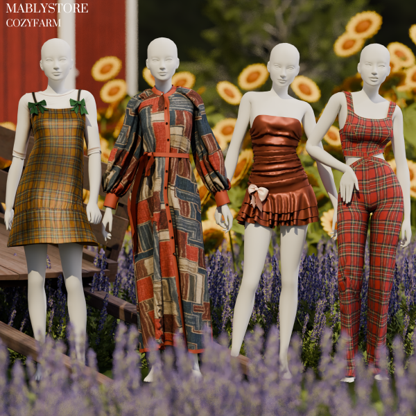 Alpha COZYFARM by simsfinds - The Sims 4 Custom Content