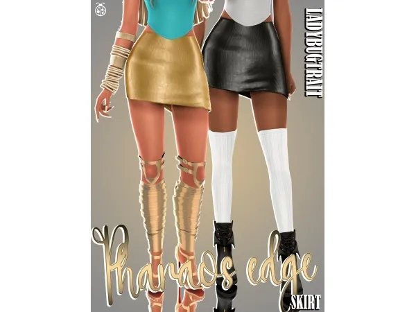 Maxis Match Pharao's edge skirt download - The Sims 4 Custom Content