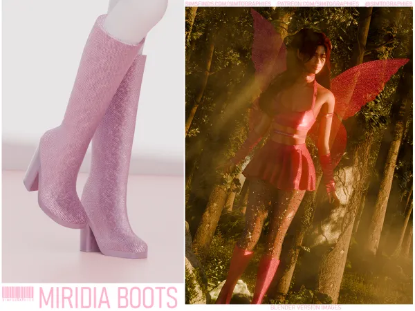 Mix Miridia Boots - The Sims 4 Custom Content