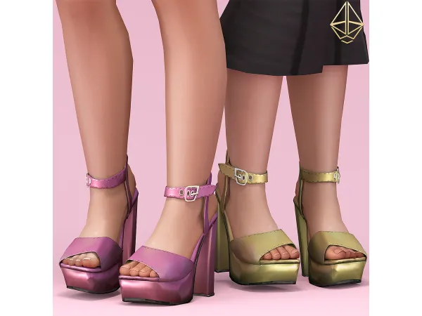 Maxis Match High platform heels - The Sims 4 Custom Content