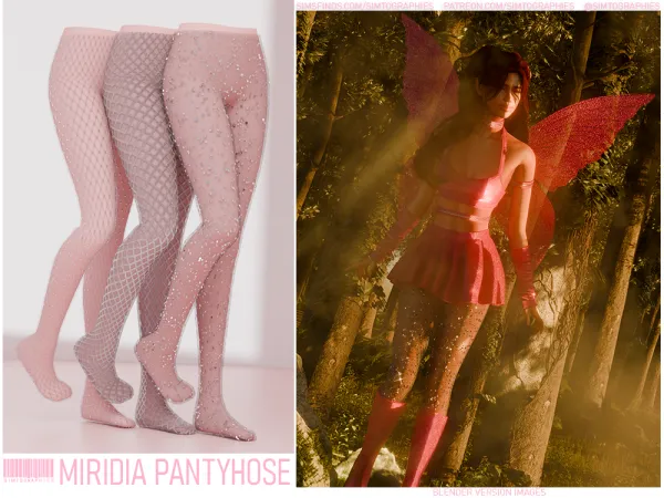 Alpha Miridia Pantyhose - The Sims 4 Custom Content