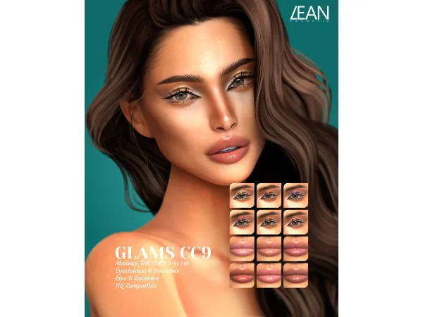Alpha LEAN GLAMS CC9 - The Sims 4 Custom Content