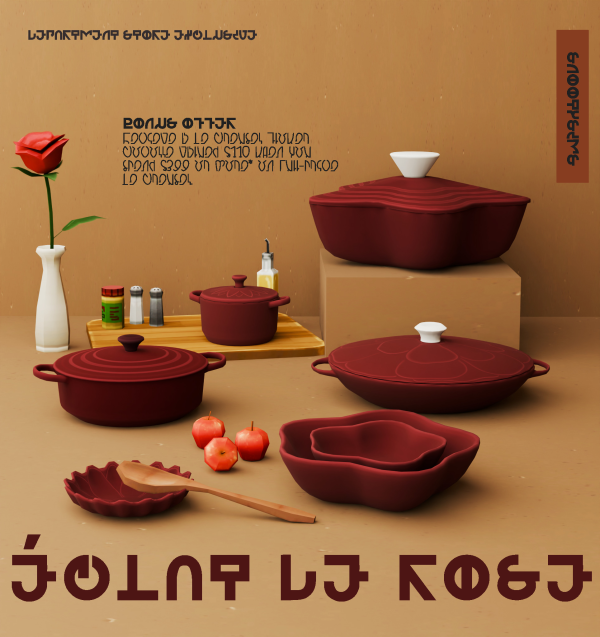 Maxis Match Éclat de Rose Set by simsfinds - The Sims 4 Custom Content