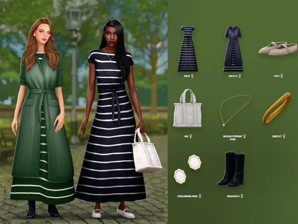 Maxis Match Krystin Lookbook - The Sims 4 Custom Content
