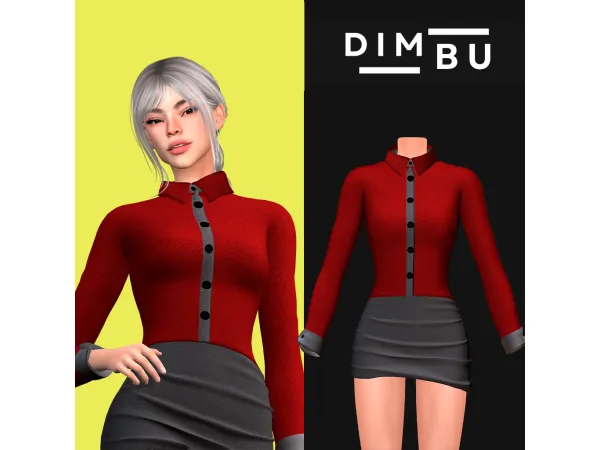 Mix Victoria set DIMBU - The Sims 4 Custom Content