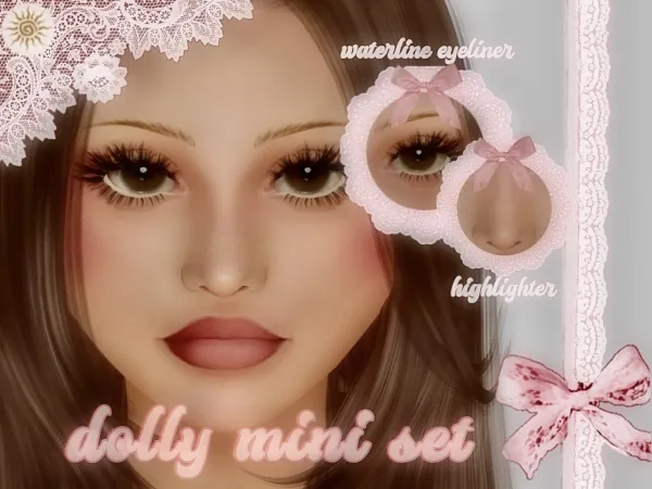 Mix dolly mini set by doree sims - The Sims 4 Custom Content