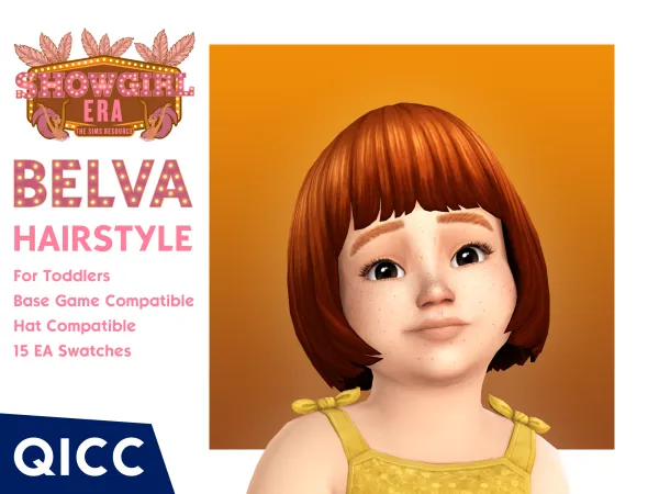 Maxis Match Belva Hair - The Sims 4 Custom Content