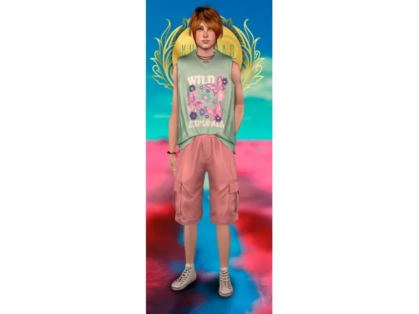 Sims 2 Alpha  CC: Kurimas 4t2 Gorillax3 Sharp V Vest