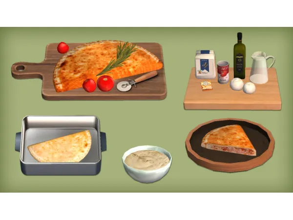 Sims 2 Alpha Food CC: jacky93sims |  Homemade Pizza