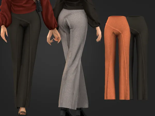 Alpha Evening Out 1 Pants - The Sims 4 Custom Content