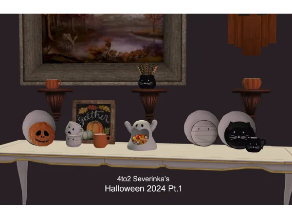 4to2 Severinkau2019s Halloween 2024 by deatherella - The Sims 2 Custom Content