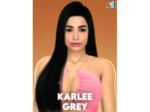 Sims 4 CAS: Karlee Grey