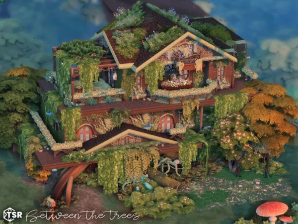 Maxis Match Between the trees l noCC - The Sims 4 Custom Content