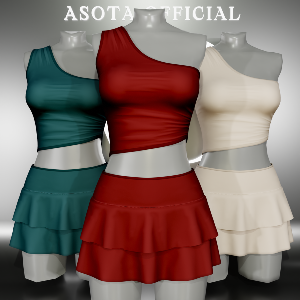 Alpha [ASOTA OFFICIAL] Agatha Outfit by asotaofficial - The Sims 4 Custom Content