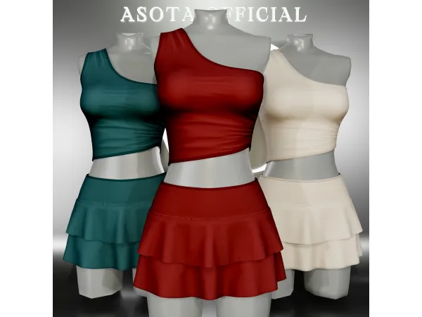 Alpha [ASOTA OFFICIAL] Agatha Outfit - The Sims 4 Custom Content