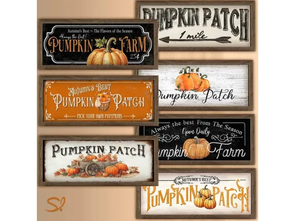 Alpha Autumn Frame ufe0f - The Sims 4 Custom Content