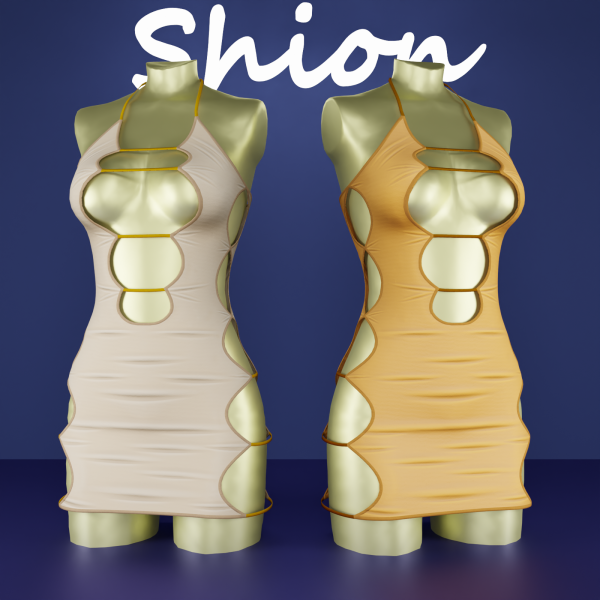 Alpha Shion Mia Dress by shion_sims - The Sims 4 Custom Content
