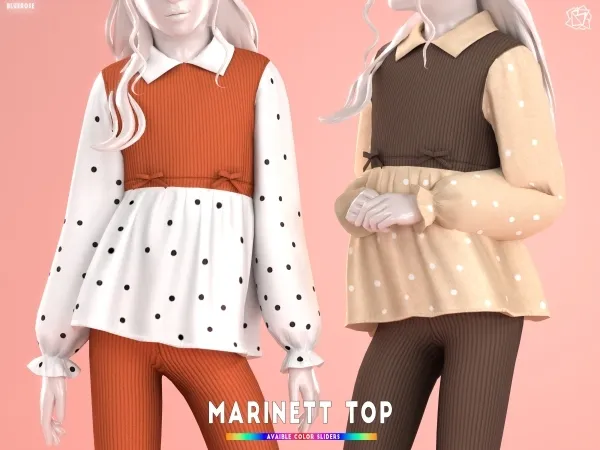 Marinett Child Pants - Bluerosesims