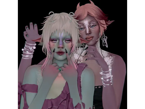 Mix u041au043eu043bu043bu0430u0431u043eu0440u0430u0446u0438u044f by dorati - The Sims 4 Custom Content