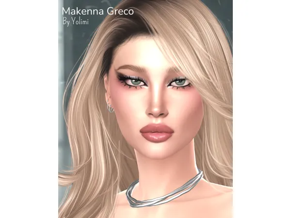 Alpha Makenna Greco Lookbook - The Sims 4 Custom Content