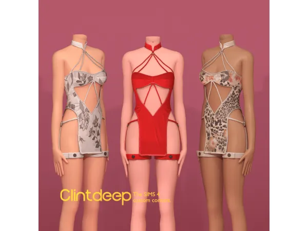Mix Clintdeep Evelyn Outfit - The Sims 4 Custom Content
