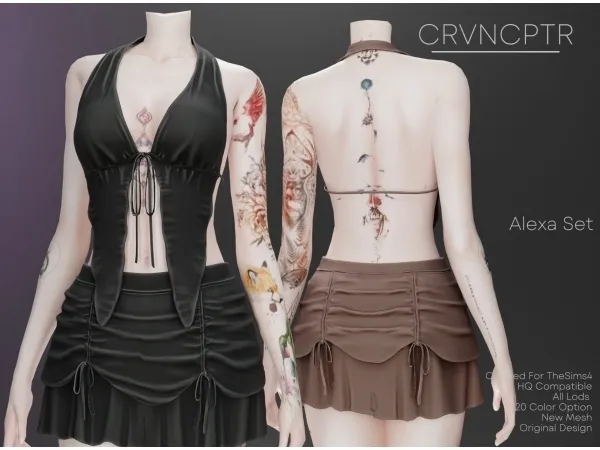 Alpha Alexa Set - The Sims 4 Custom Content