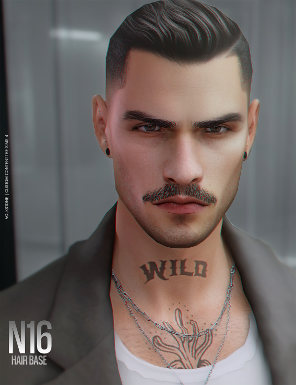Alpha HAIR BASE N16 Pack Pink (FREE) by volkstonesims - The Sims 4 Custom Content