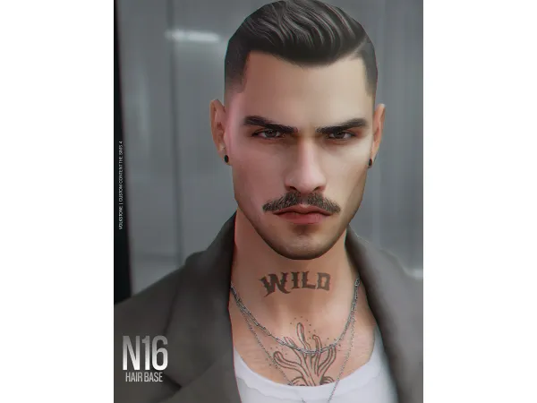 Alpha HAIR BASE N16 Pack Pink (FREE) - The Sims 4 Custom Content