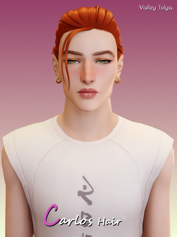 Maxis Match Carlos Hair by simsfinds - The Sims 4 Custom Content