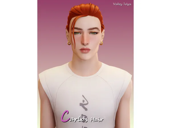 Maxis Match Carlos Hair by HelenaVtulya - The Sims 4 Custom Content