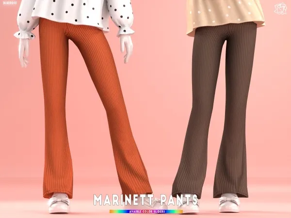 Mix Marinett Child Pants Bluerosesims by bluerose-sims - The Sims 4 custom content