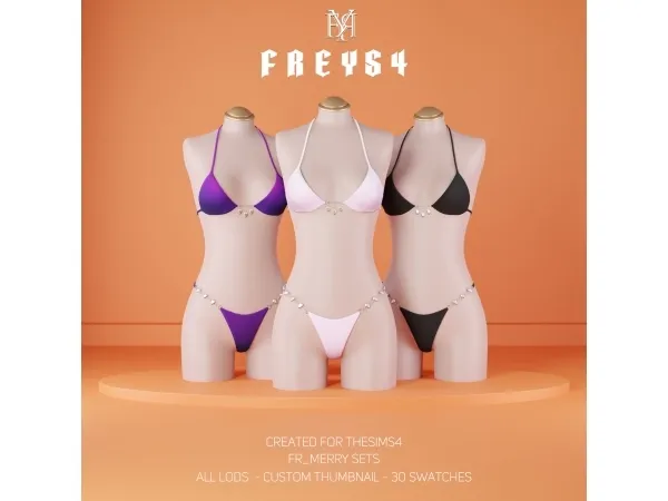 Alpha FR_Merry Sets - The Sims 4 custom content