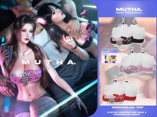 MUTHA Monogram Top (Sample)